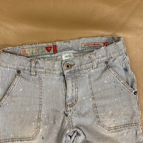 Guess Carpenter Stretch Denim Jeans Vintage Grunge - Size 28 - Picture 2 of 10